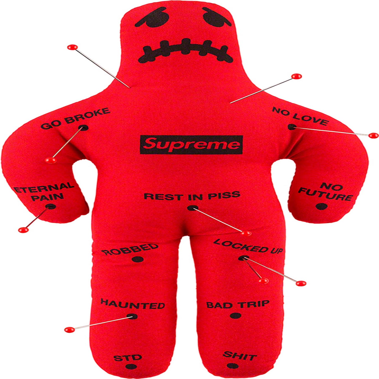 Supreme FW19 Voodoo Doll (Pins Included) Red