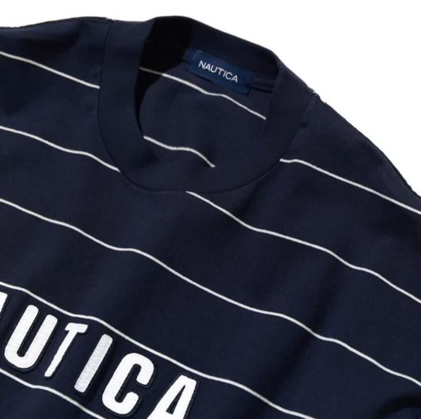 Nautica JP Pin Border Logo SS Tee