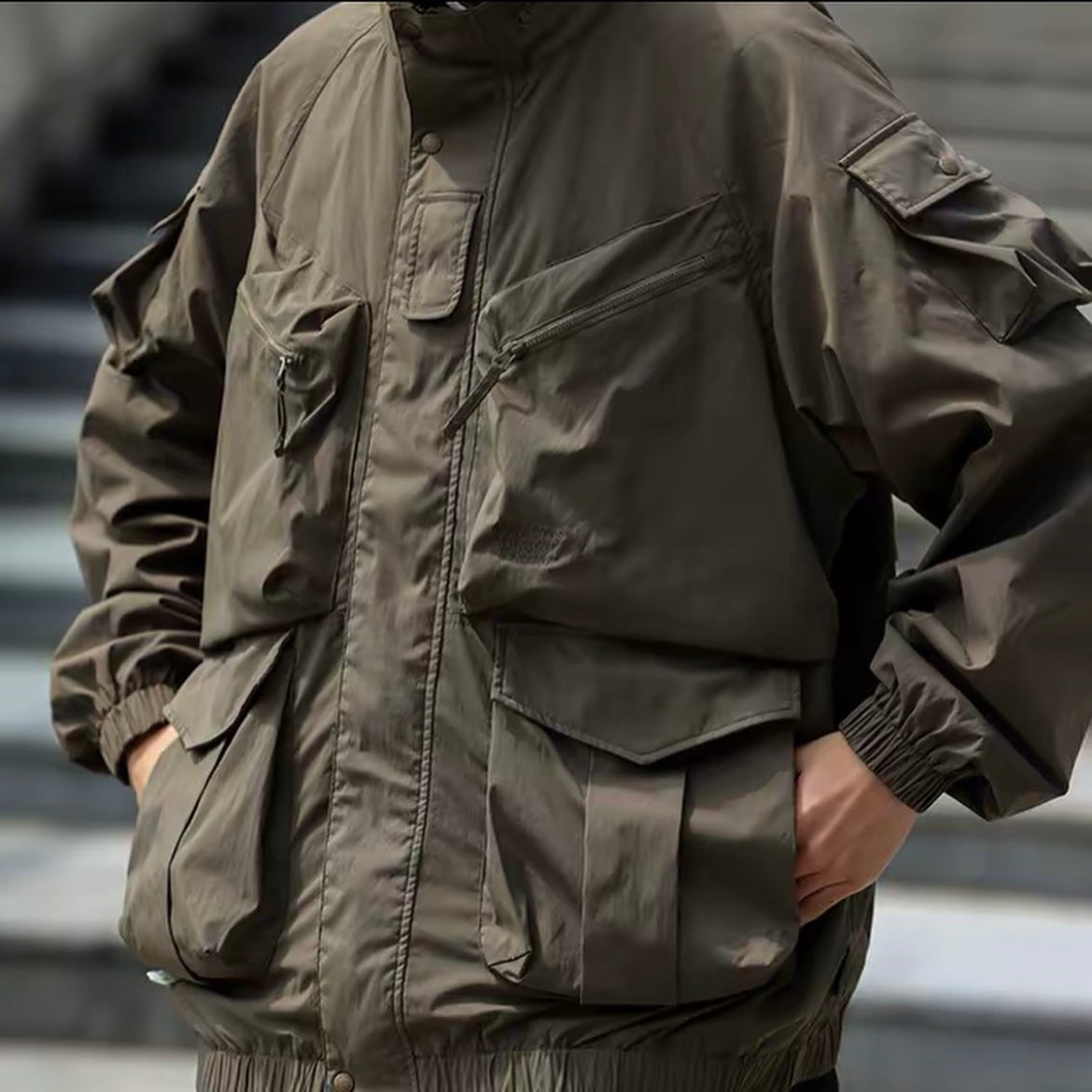 Pin Sktbs Cordura Multi Pockets Outdoor Jacket