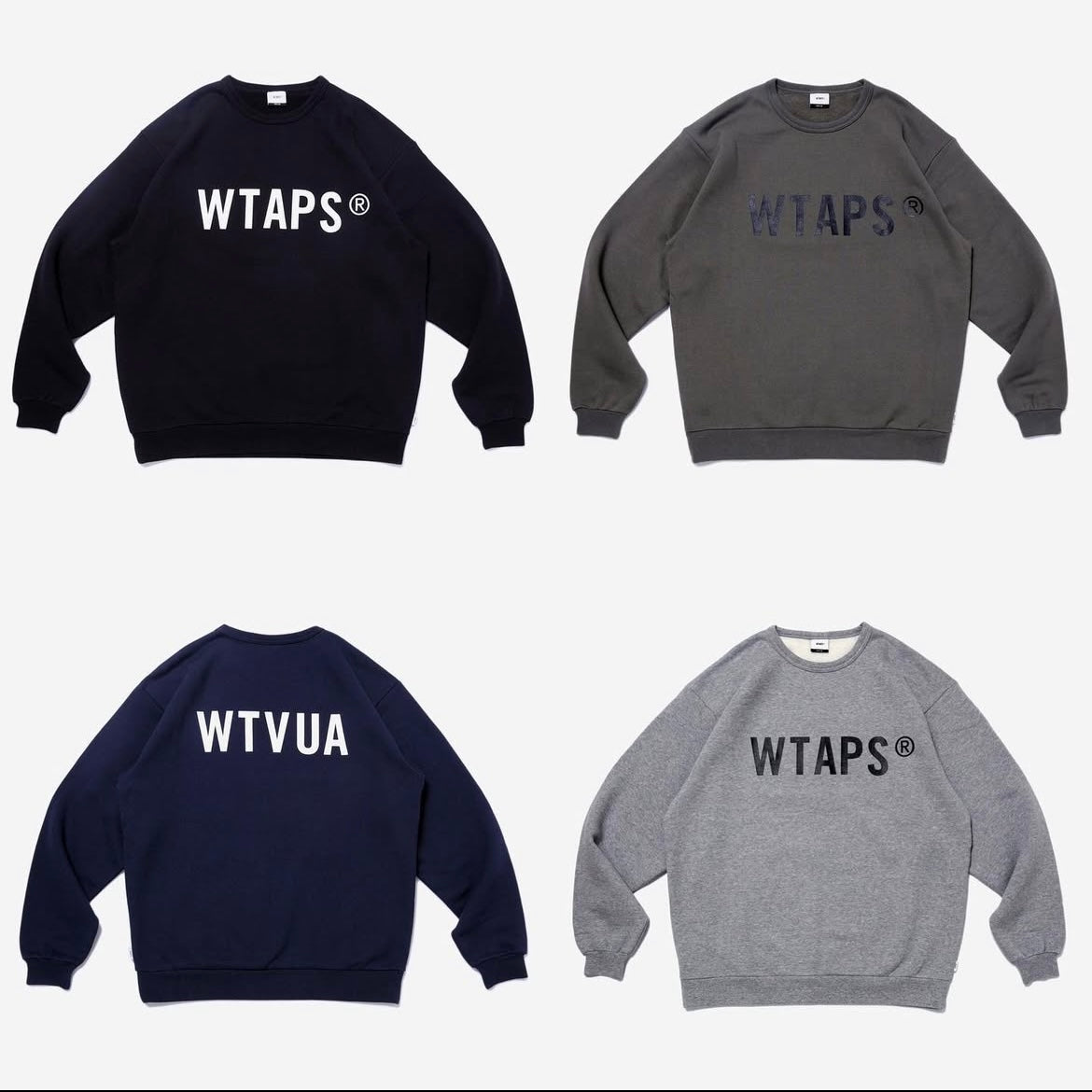 Wtaps WTVUA Crewneck Black 212ATDT-CP01S