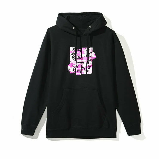 Anti Social Social Club ASSC x Undefeated Hooded Sweatshirt Hoodie Black Camo 黑色迷彩