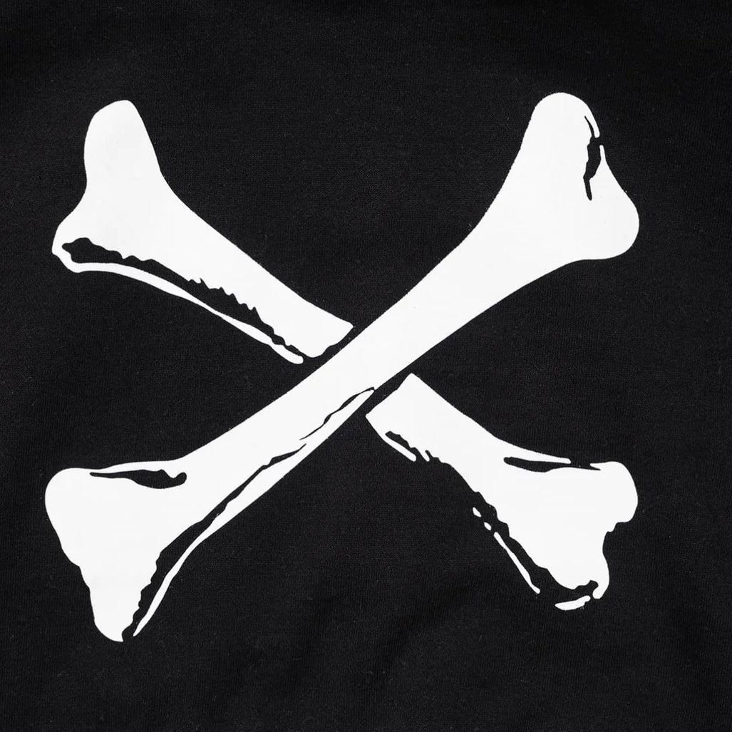Wtaps Crossbones Hoodie Black 222ATDT-HPM03S