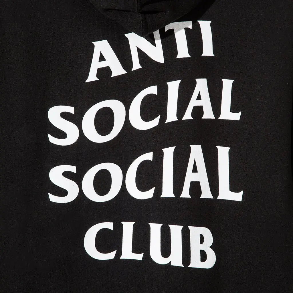 Anti Social Social Club ASSC Logo 2 Zip Up Jacket Mind Games Black 黑色