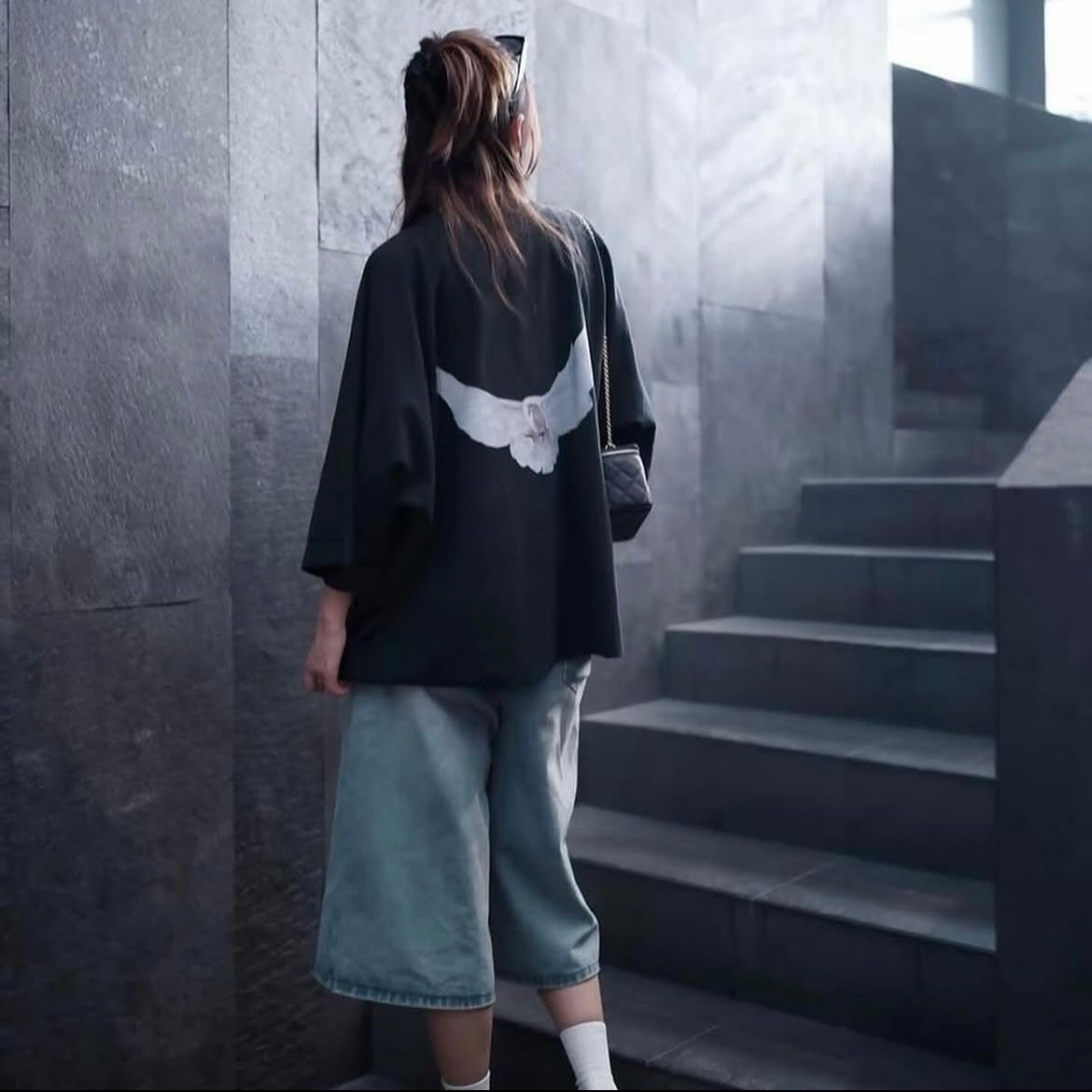 Preorder 預訂 Yeezy x Gap x Balengciaga Dove Tee Washed Black