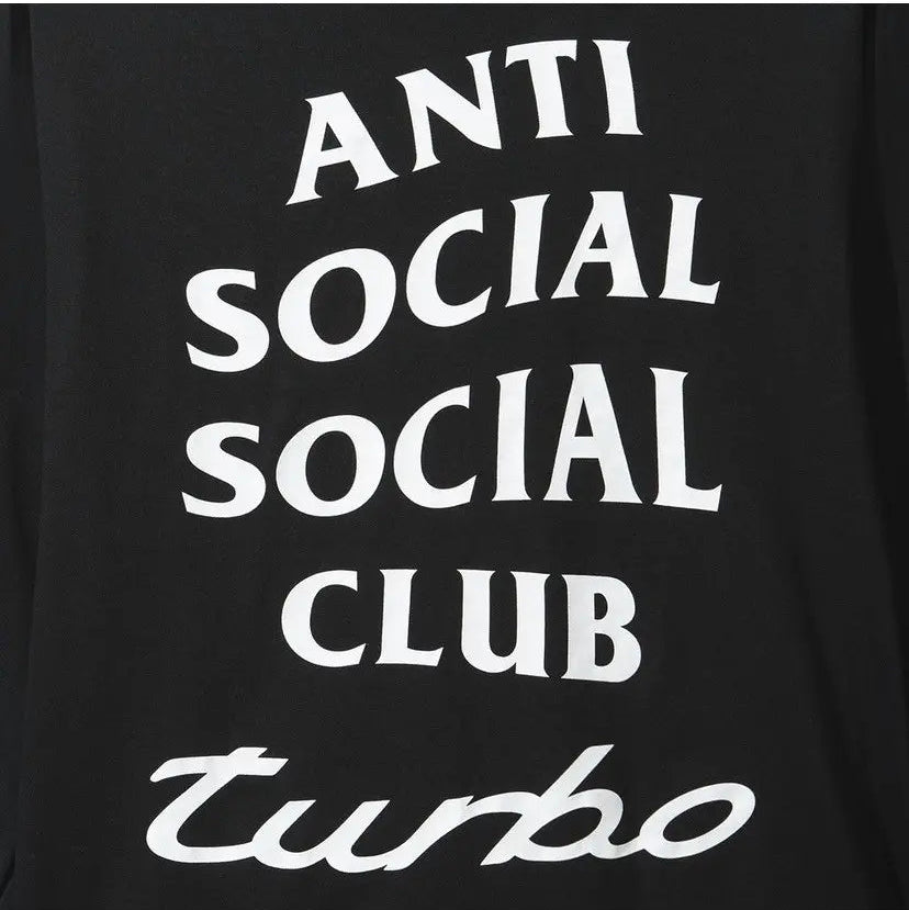 Anti Social Social Club ASSC x Neighborhood NBHD 911 Turbo LS Tee Black (Made In USA)