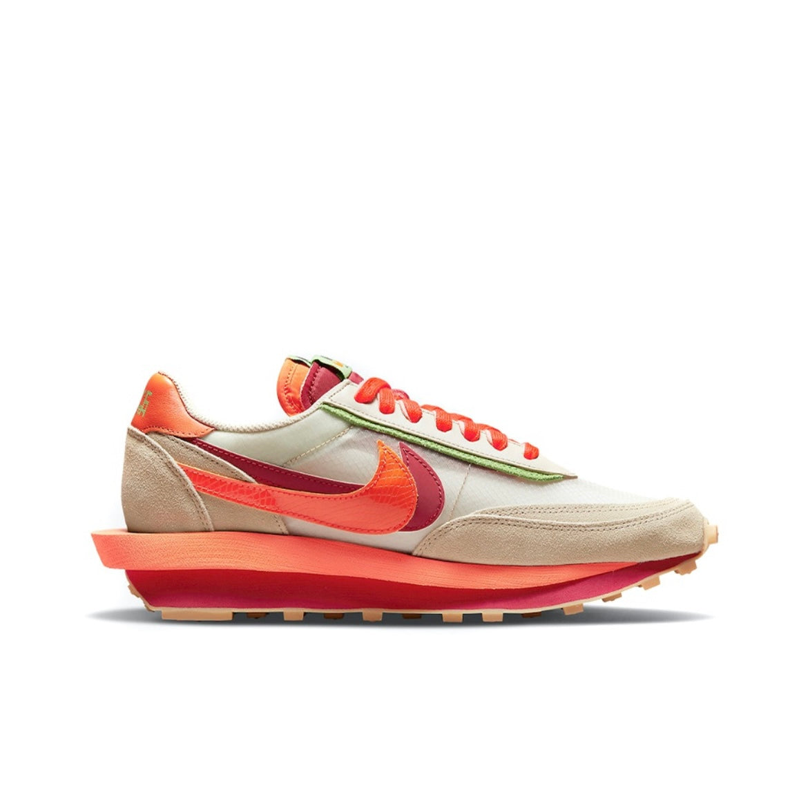 Nike x Clot x Sacai LD Waffle KOD Orange DH1347-100