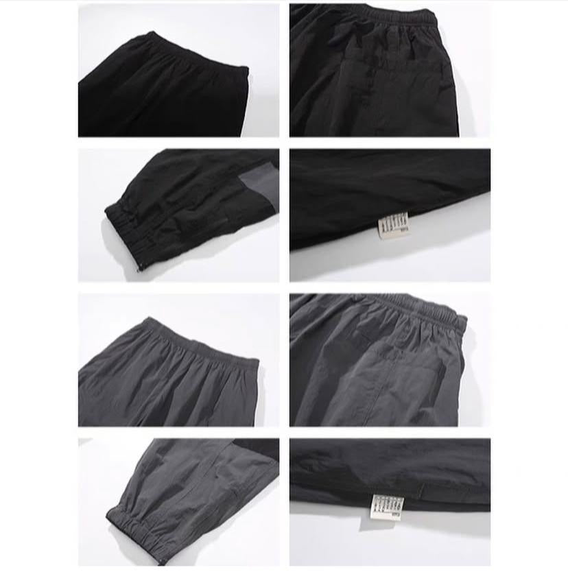 Pin Sktbs 22SS Zip Track Pant Black Grey
