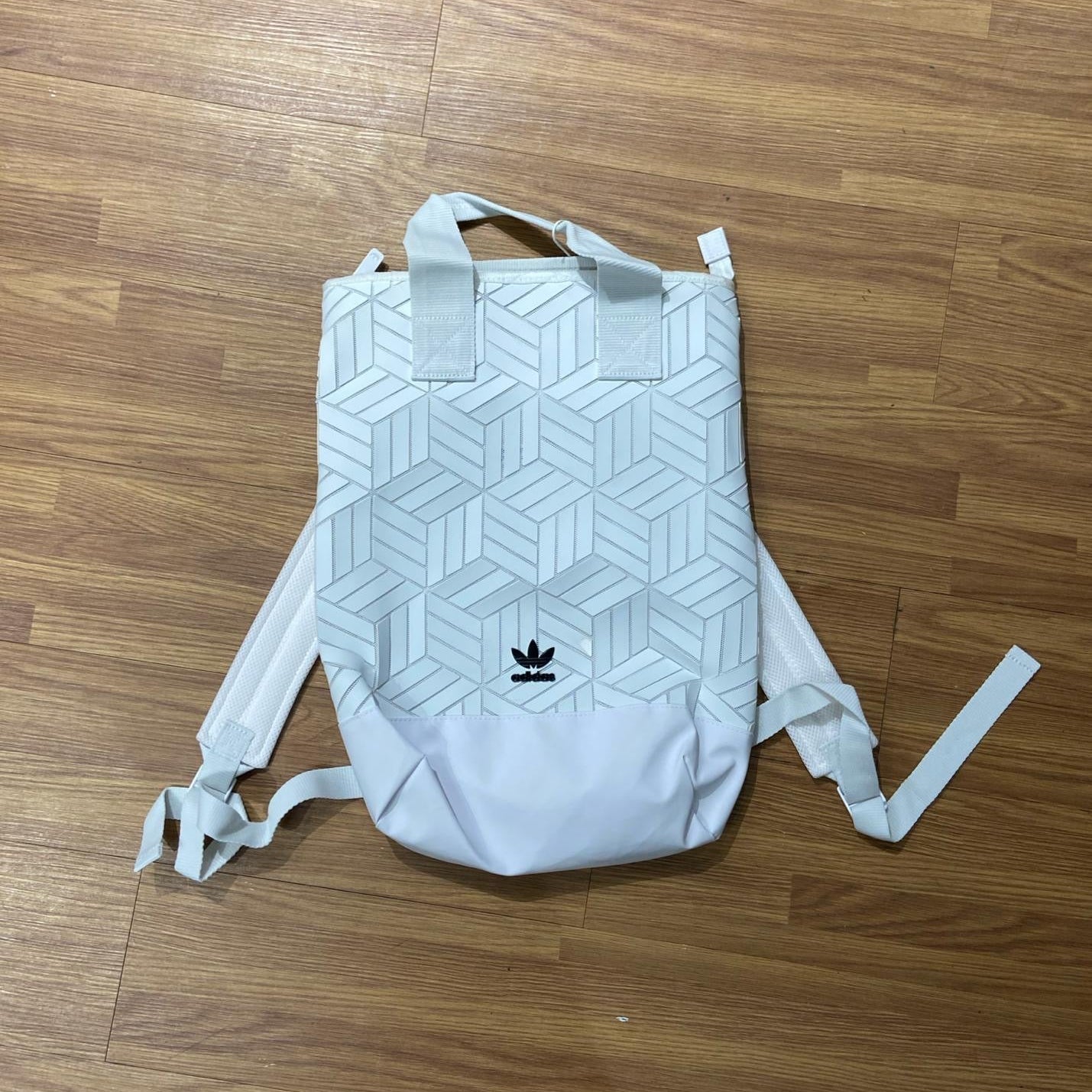 Adidas Originals 3D Backpack Bag (三宅一生款Bao Bao) White DV0201 – KixBros Adidas Originals 3D Backpack Bag (三宅一生款Bao Bao) White DV0201 – KixBros