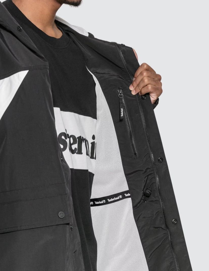 Mastermind World x Timberland Waterproof Windbreaker Jacket Black White Japan MMW MMJ