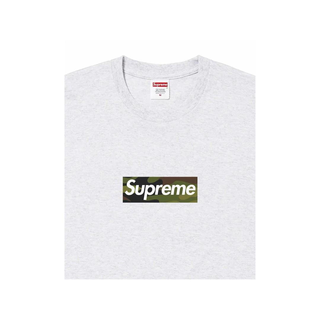 Supreme Camo Box Logo Tee Black White Grey Navy Khaki Purple
