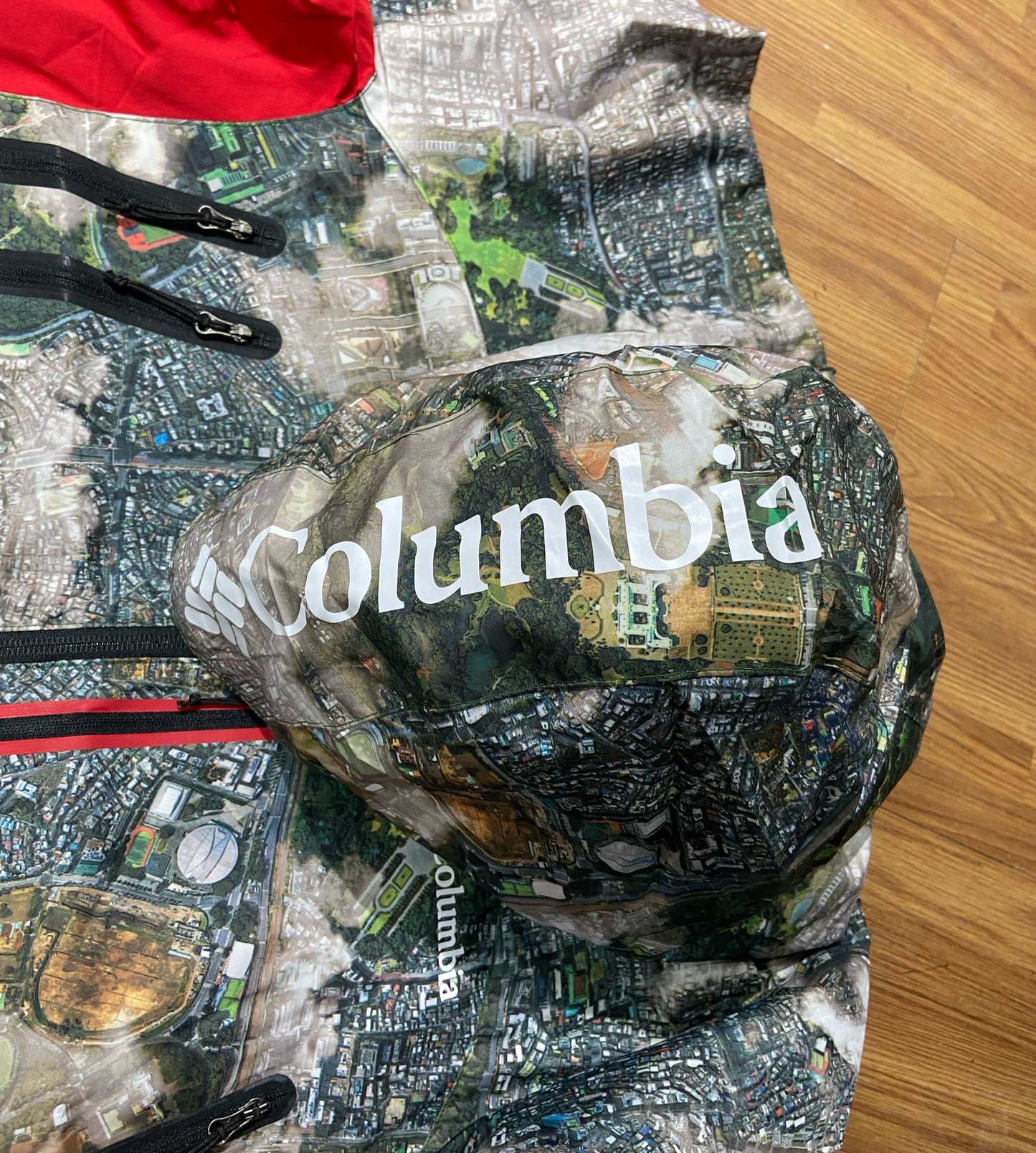 日版 Columbia x Kinetics DECRUZ SUMMIT TXT Jacket “Tokyo City Aerial view” Omni-Heat Reflective PM3735-011