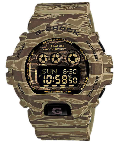 Casio G-Shock GD-X6900CM-5CR 虎紋迷彩 Tiger Camo Green