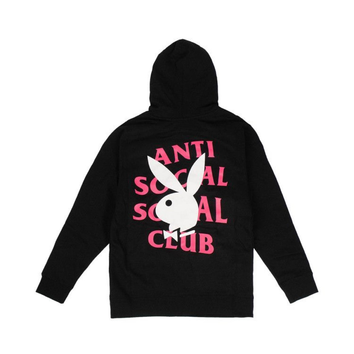 Anti Social Social Club ASSC x Playboy Remix Hooded Sweatshirt Hoodie Black 黑色