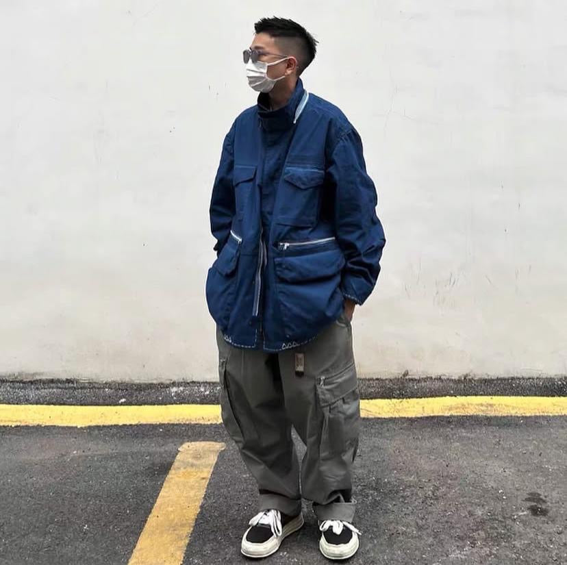 NORLN NR Vintage Indigo Dyed M65 Jacket