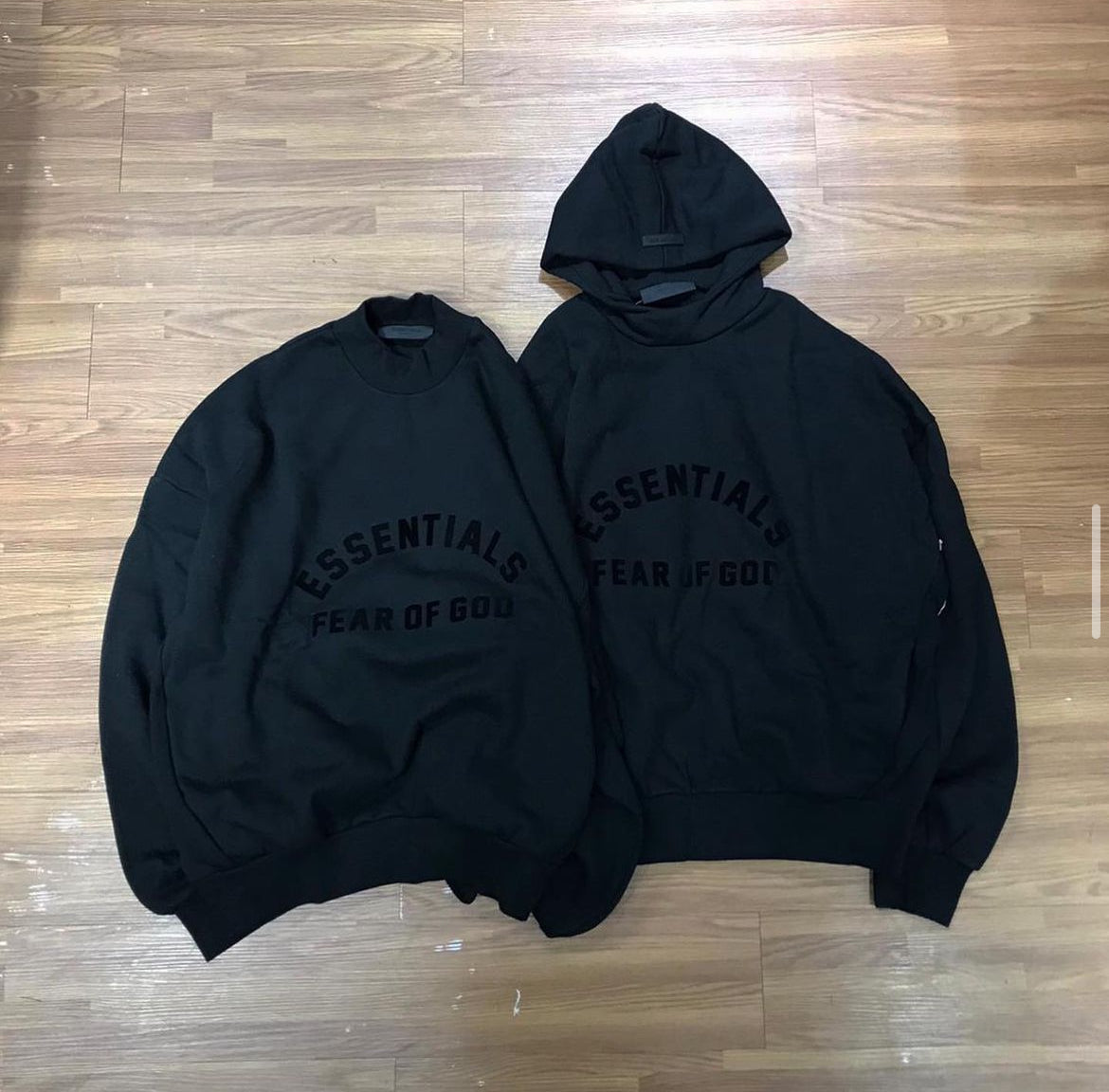Fear of God FOG Essentials "The Black Collection" Sweat Crewneck / Hoodie