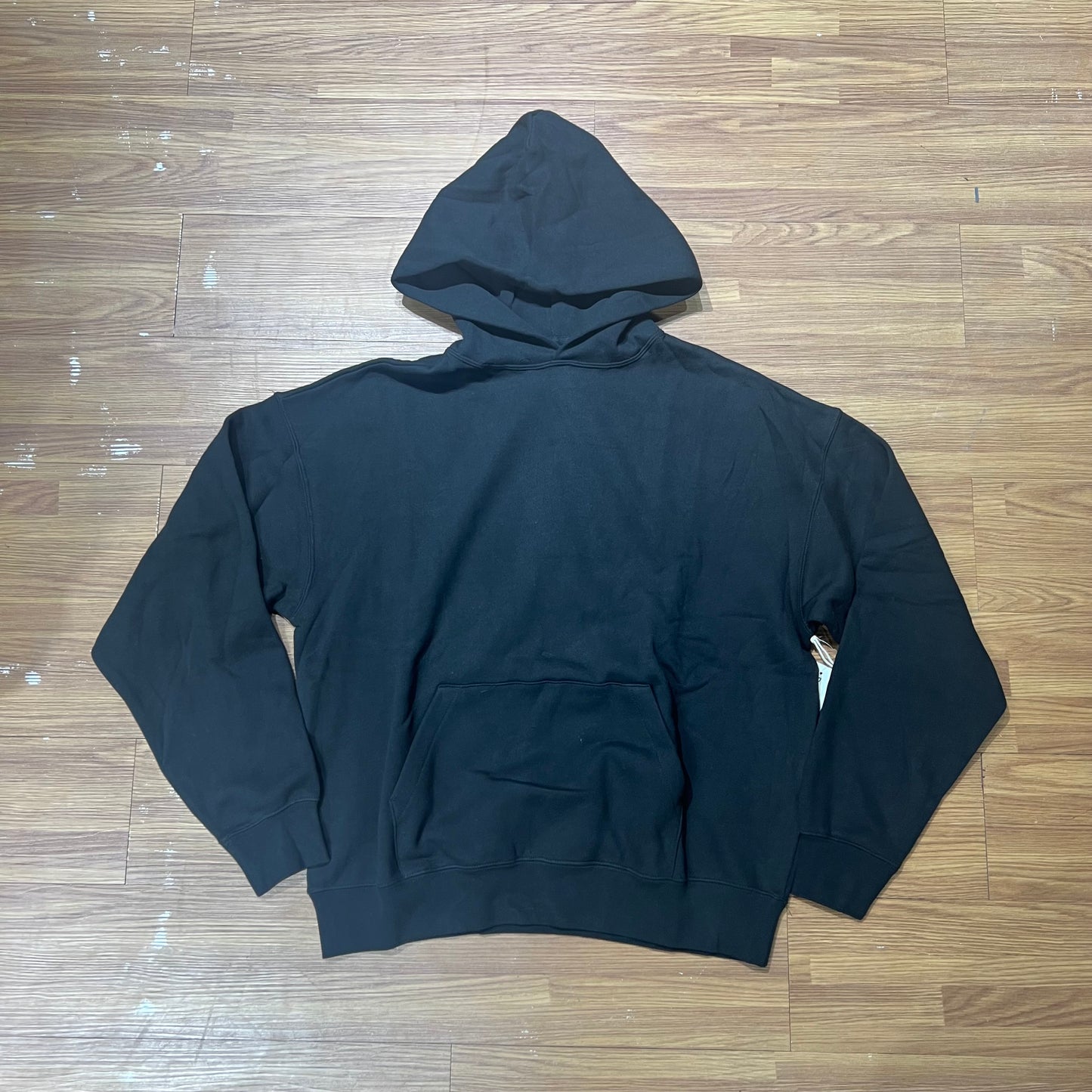 Fear of God FOG Essentials Back Boxy Logo Hoodie Black