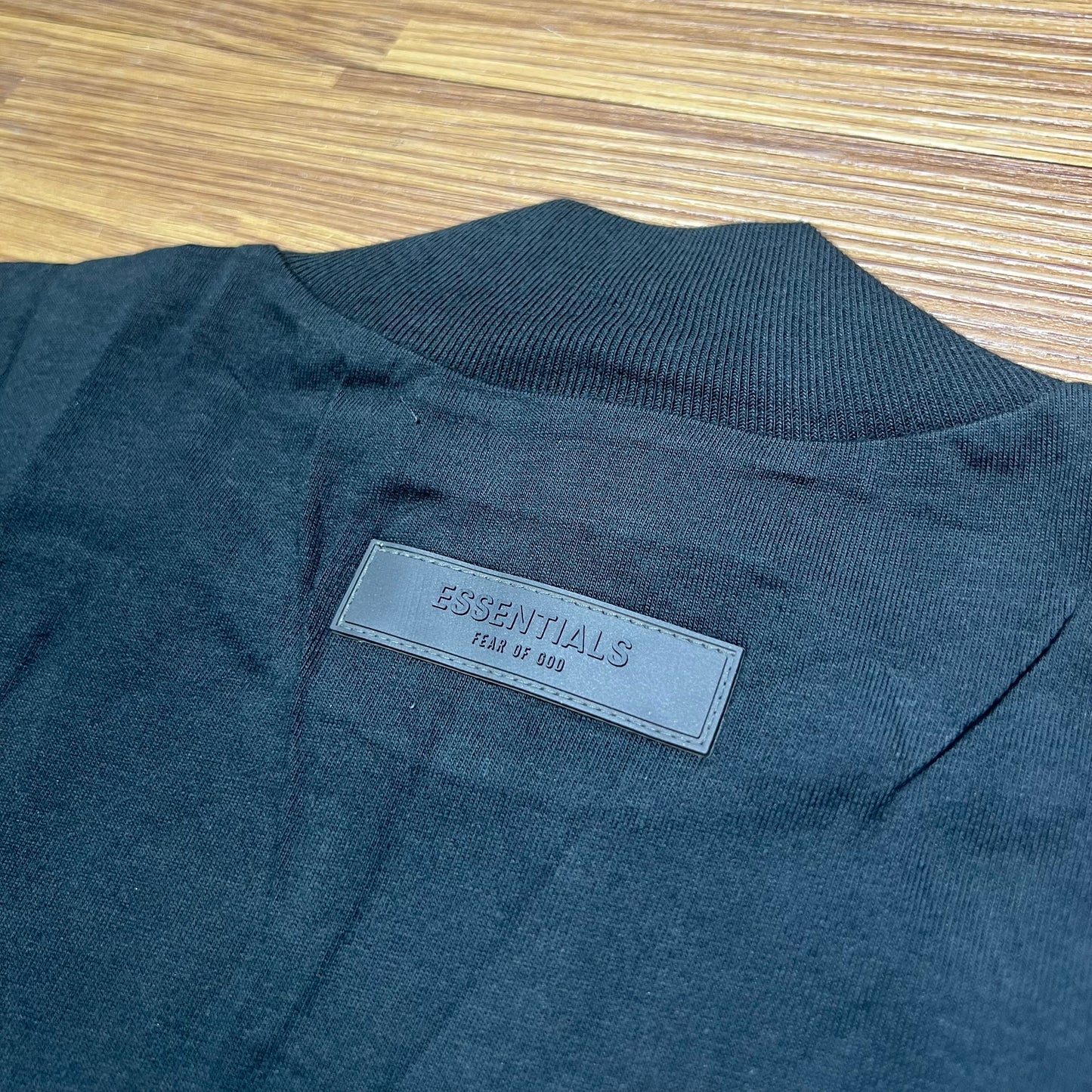 Fear of God FOG Essentials 3D Logo LS Tee Stretch Limo (Black) 125BT212070F / 125SU224110F