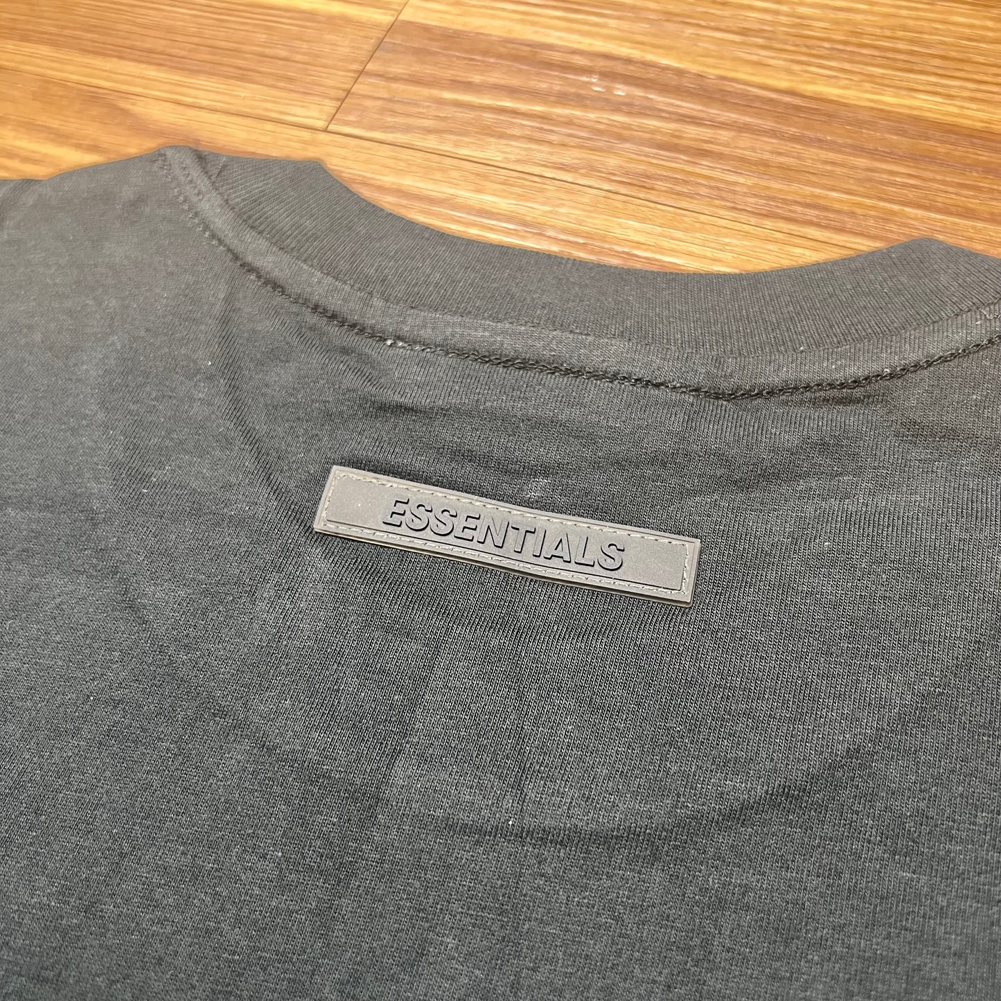 Fear of God FOG Essentials Front Small Logo SS Tee Black (3M Logo)
