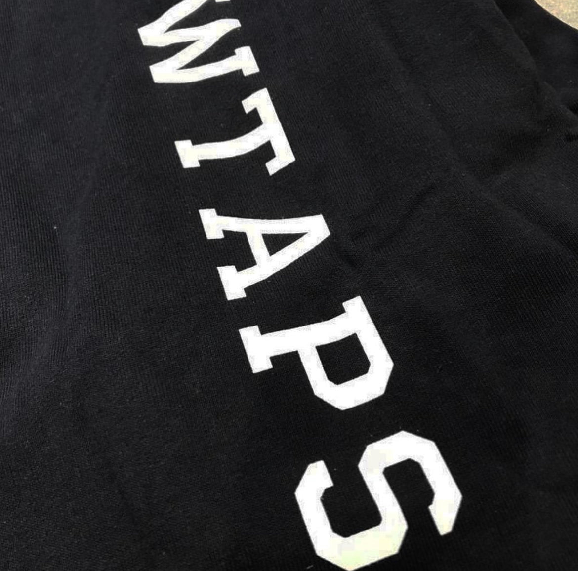 Wtaps Design 01 Sweat Crewneck Grey Navy 231ATDT-CSM02