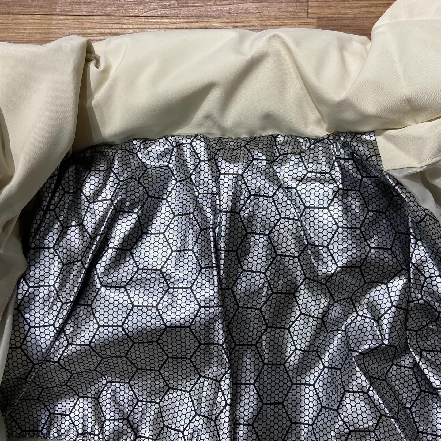 Kawasaki Puffer Jacket Cream 川崎 機車 超保暖厚棉發熱外套