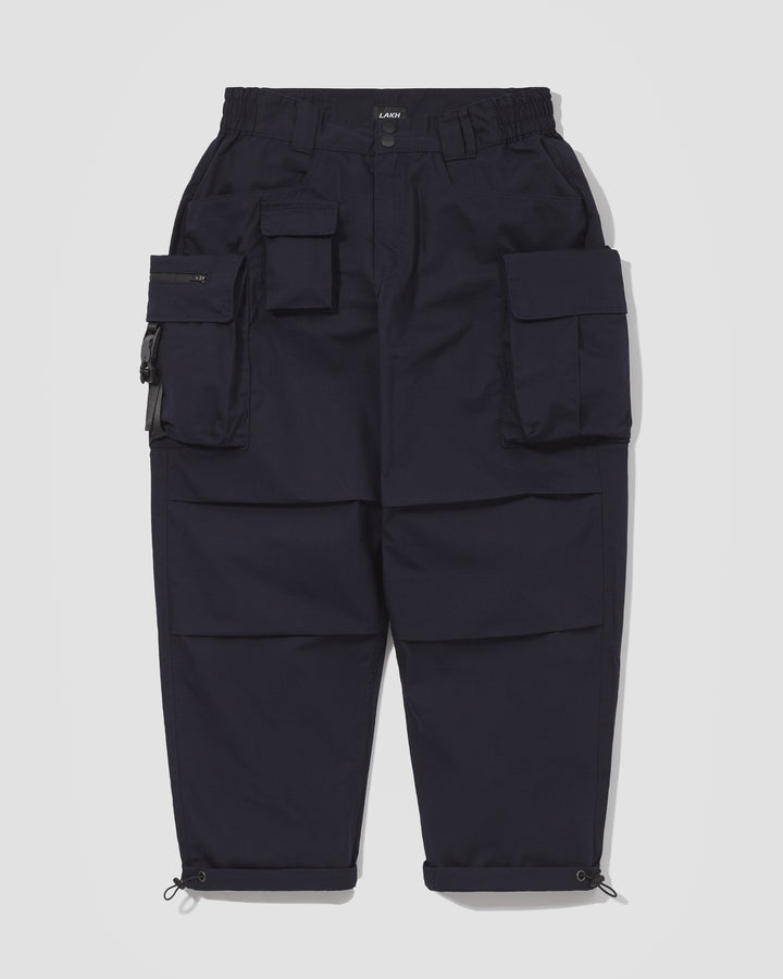LAKH Supply 10 Pockets Cargo Pants Polyester Ripstop Navy TPCG-PRNV