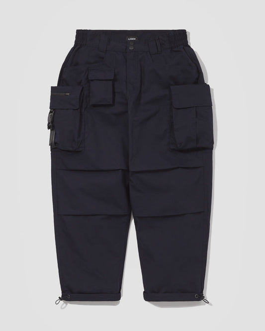 LAKH Supply 10 Pockets Cargo Pants Polyester Ripstop Navy TPCG-PRNV
