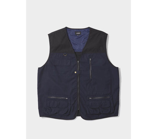 LAKH Supply Multi-Pocket Utility Vest Navy WUV-NV