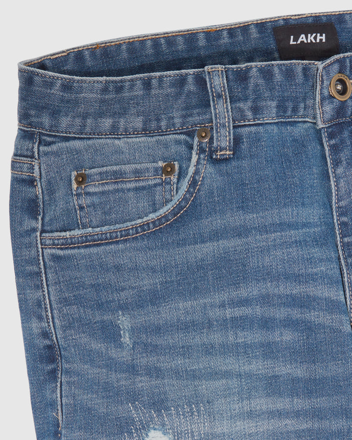 LAKH Supply Pinroll Jogger Denim 2.0 Sky Blue PJ2D-SB