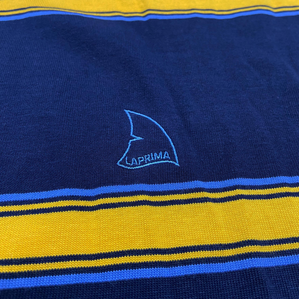 Laprima Stripe Border Tee Navy