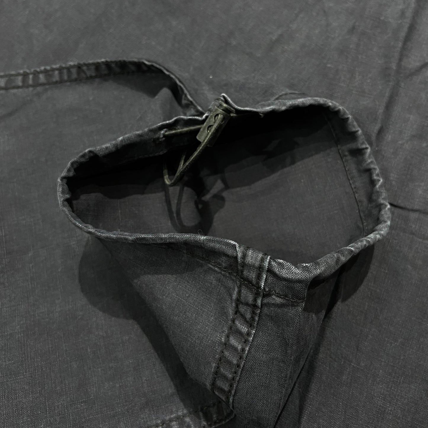 NORLN NR Stone Washed Big Pocket Worker Pants Black 實拍