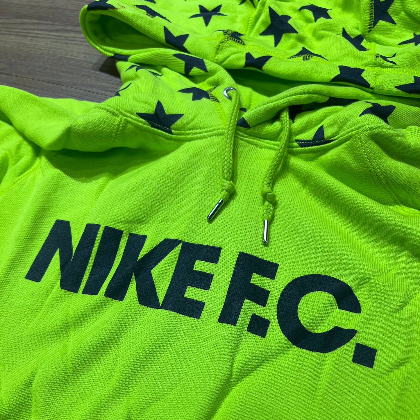 Nike F.C. Star Hoodie Neon Green 631267-382 FC 1994
