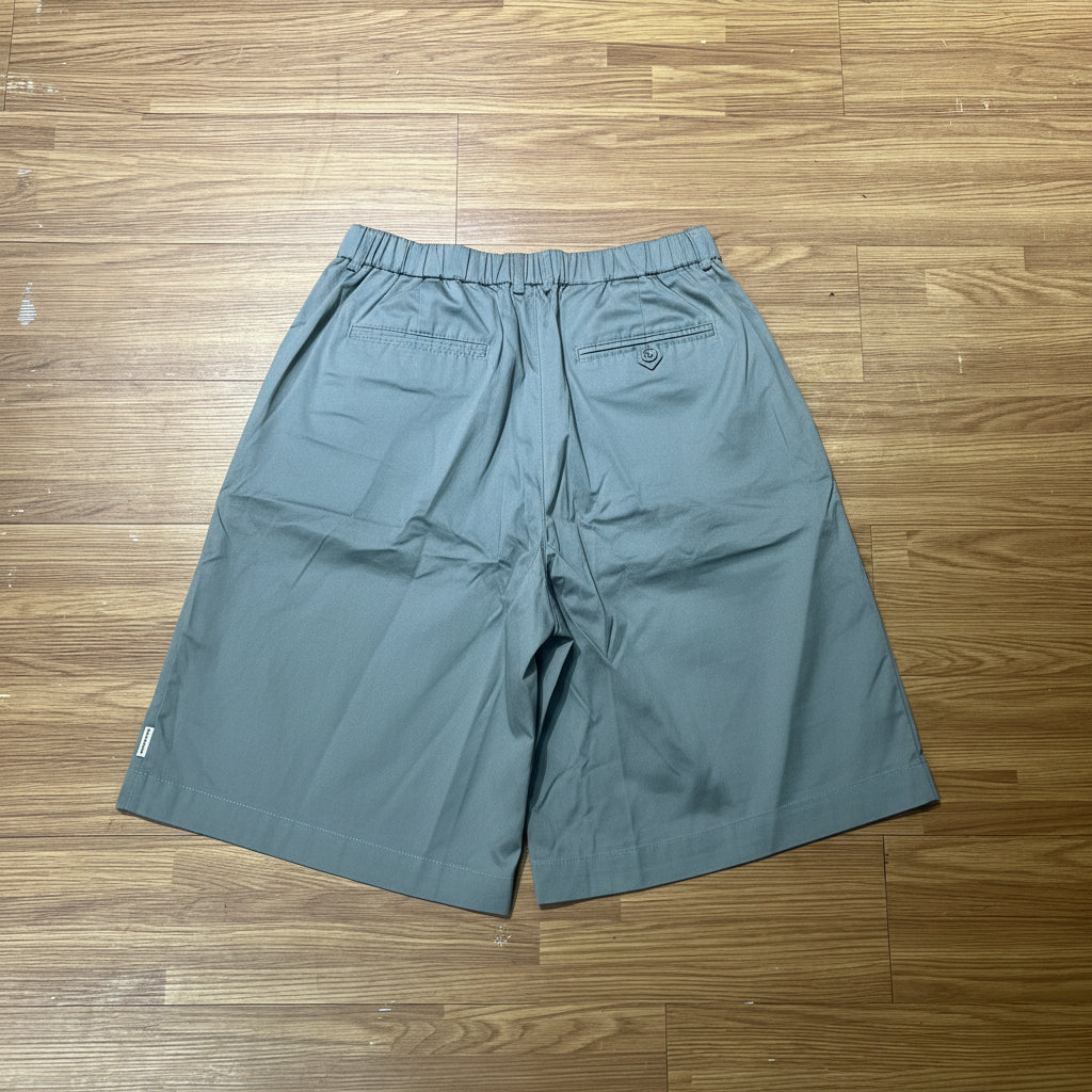 Ptous 2-Pleats Chino Shorts Grey
