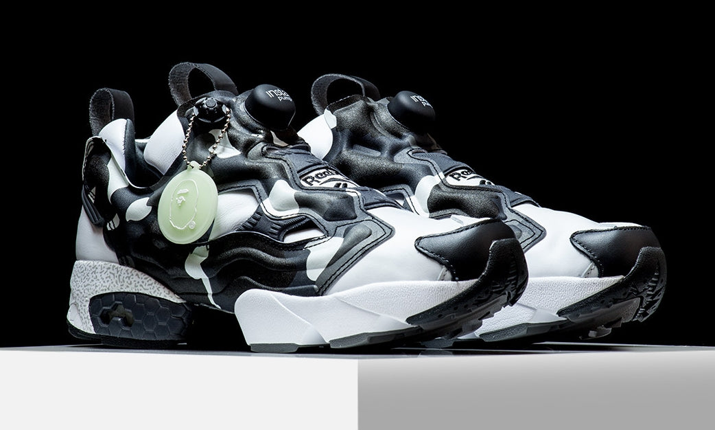 A Bathing Ape Bape x Mita Sneakers x Reebok InstaPump Fury White Black Camo BD1355 黑白熊貓 City Camo