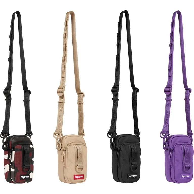 Supreme SS26 Shoulder Bag (2L) Black Cordura Advanced Fabrics