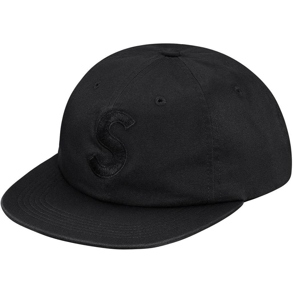 Supreme Tonal S Logo 6-Panel Black