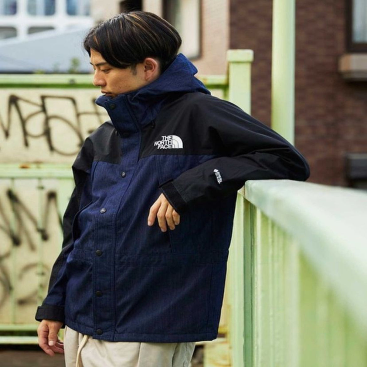 (日版) The North Face TNF Mountain Light Denim Gore-Tex Jacket Black Indigo Blue 日本限定 丹寧 防水防風外套 GTX