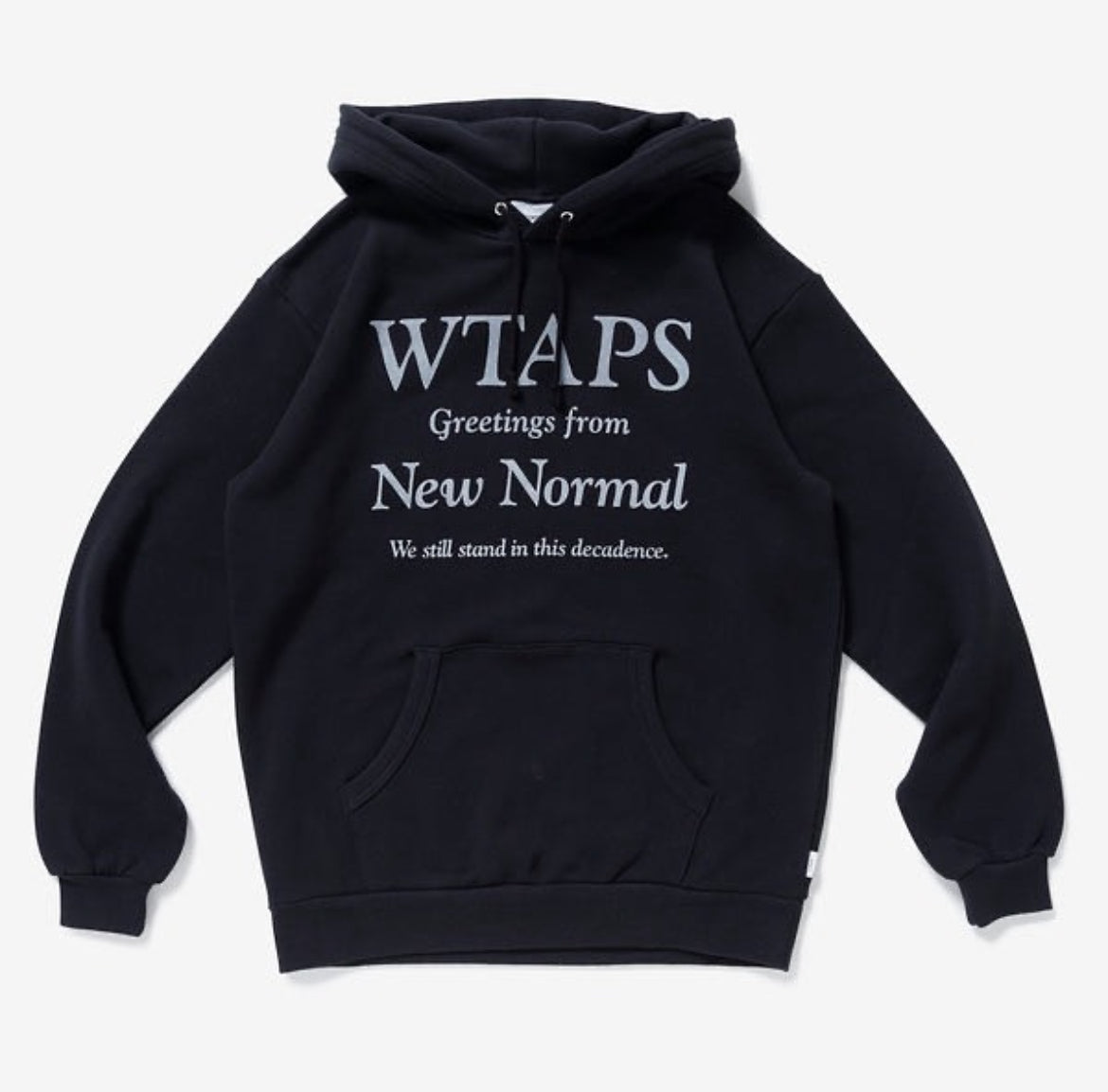 Wtaps New Normal Sweat Hoodie Black 202ATDT-HP02S