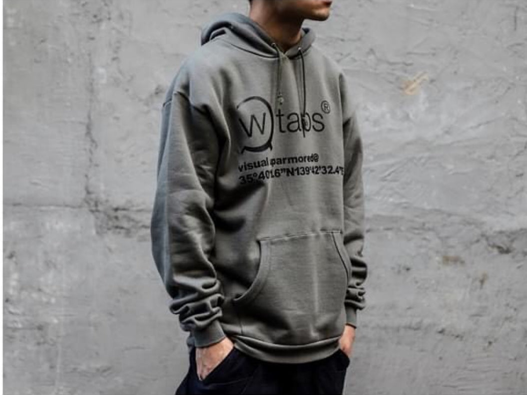 Wtaps OG Hoodie Black Olive 202ATDT-HP03S
