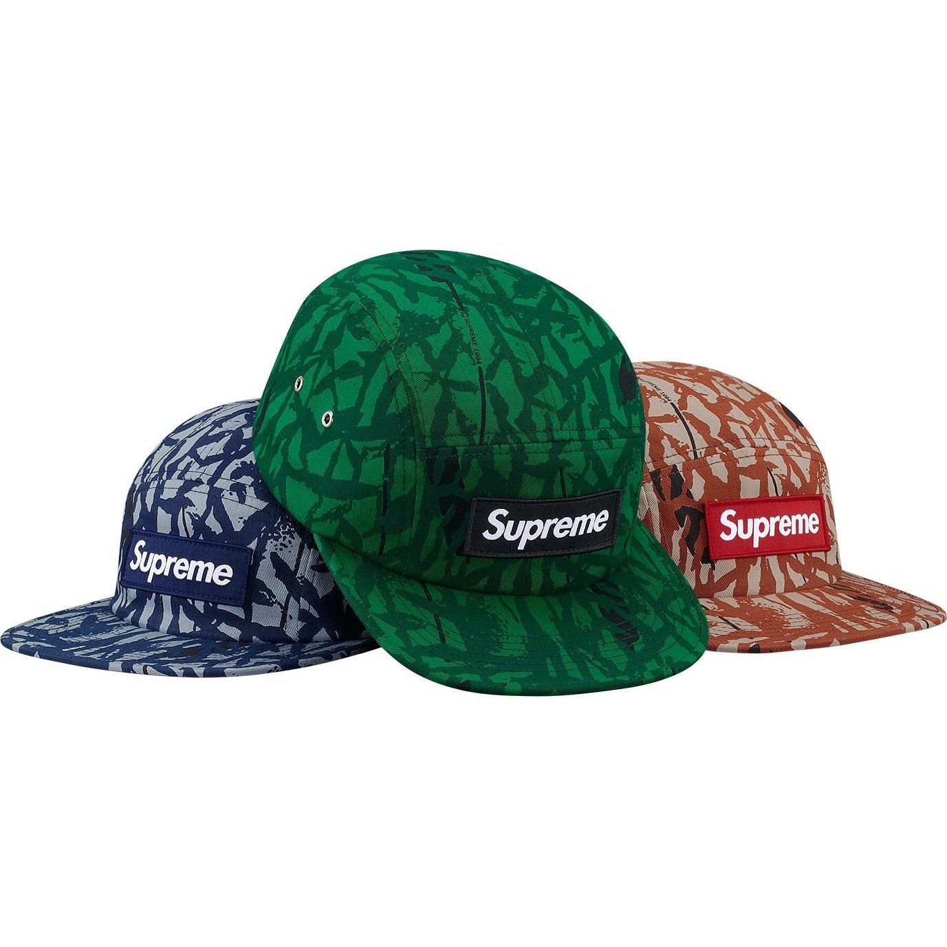 Supreme SS13 Reed Camo Camp Cap Brown