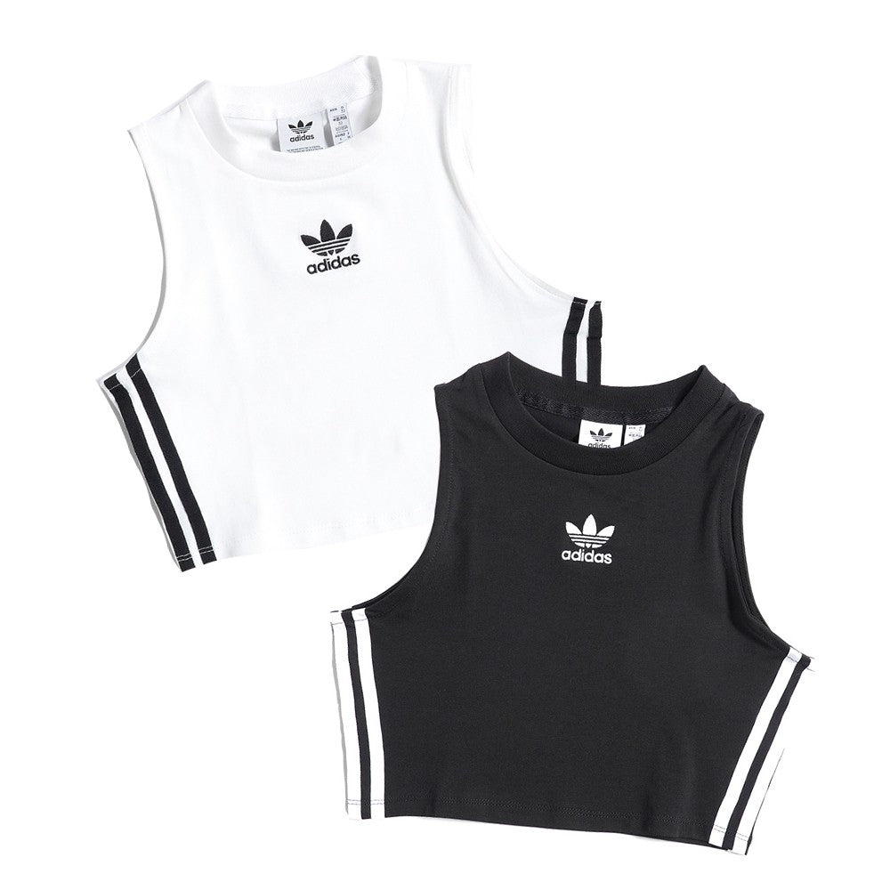 Adidas Originals Crop Tank Top Women White DH3163 白色短版運動背心