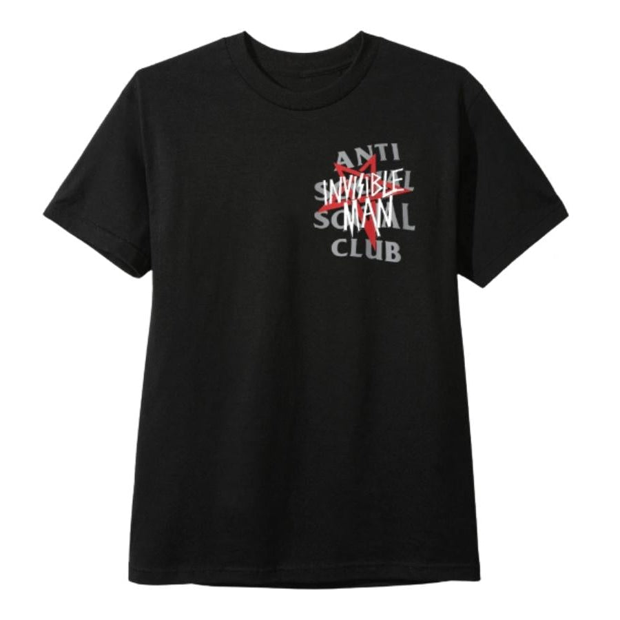 Anti Social Social Club ASSC Invisible Man Tee Black