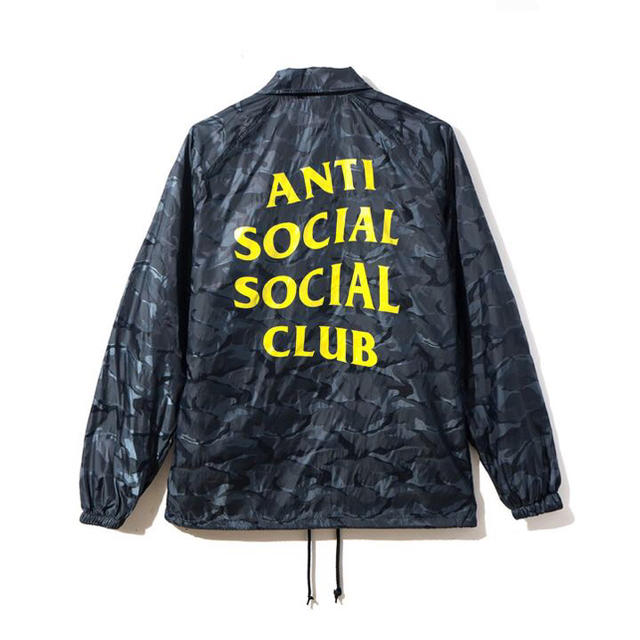 Anti Social Social Club ASSC Risk Coach Jacket Black Camo