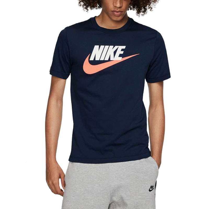 Nike NSW Futura Logo Tee Navy AR5004-410
