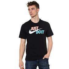 Nike NSW JDI Just Do It Swoosh Logo Tee Black AR5006-013