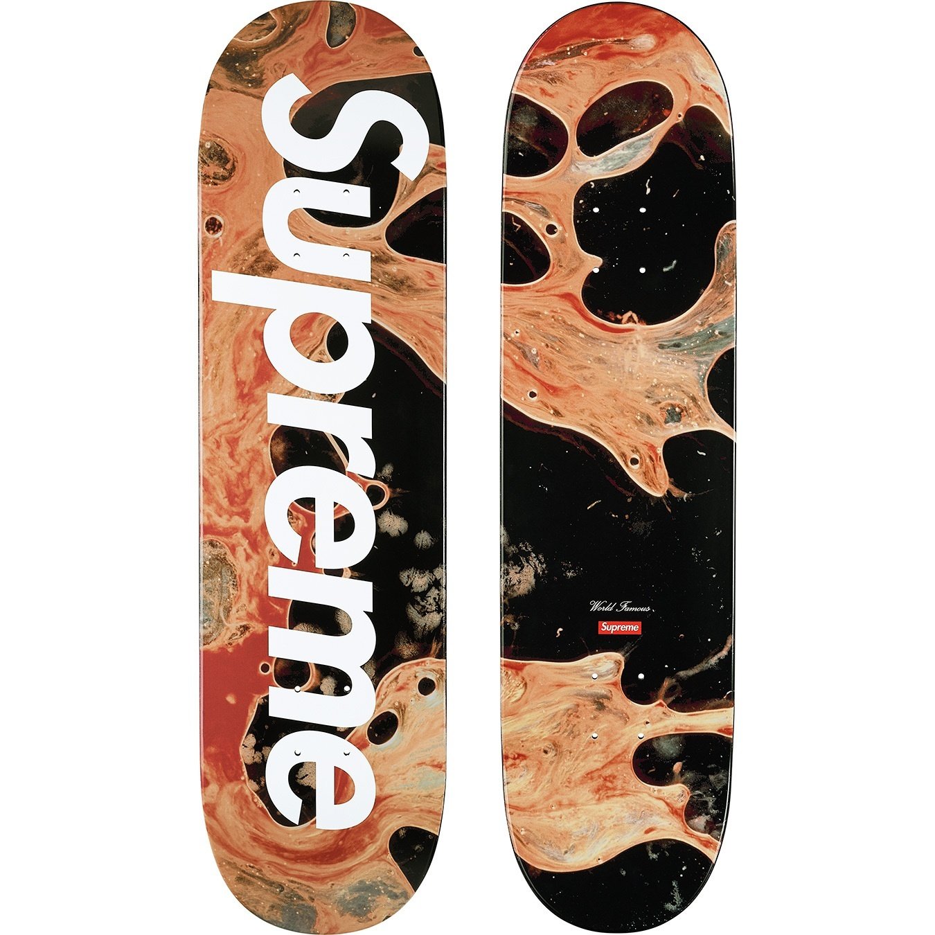 Supreme FW17 Blood And Semen Skateboard Deck