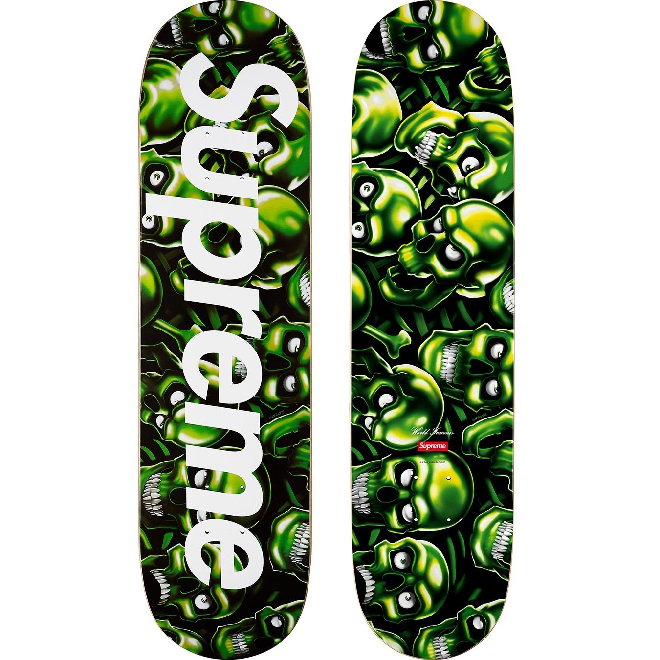 Supreme SS18 Skull Pile Skateboard Deck