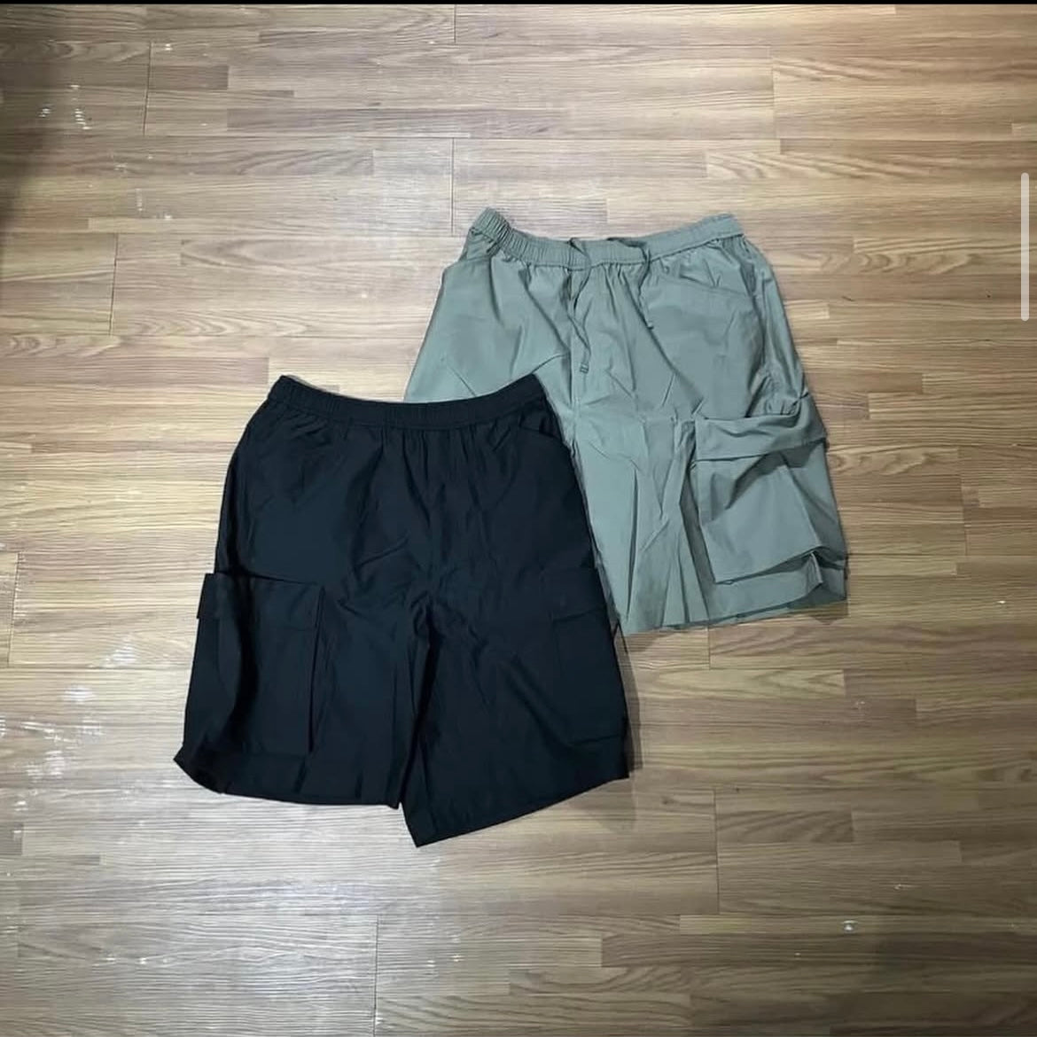 Max Focus Waterproof 8-Pockets Cargo Shorts Black Olive