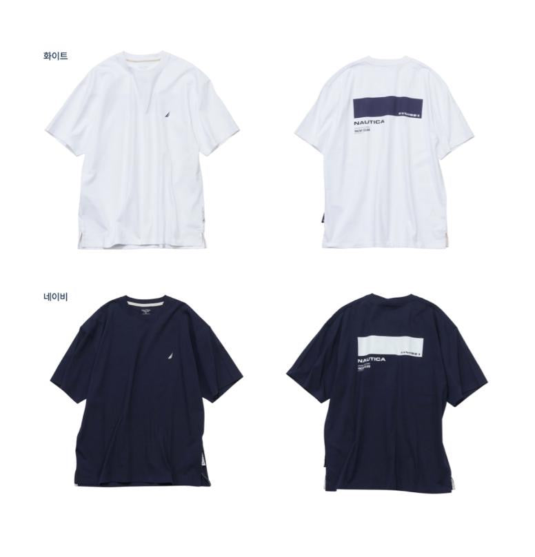 Preorder 預訂 Nautica KR Yacht Club ID Tag Tee SS Navy White