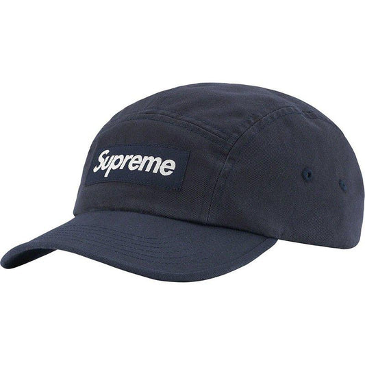 Supreme Washed Chino Twill Camp Cap Navy