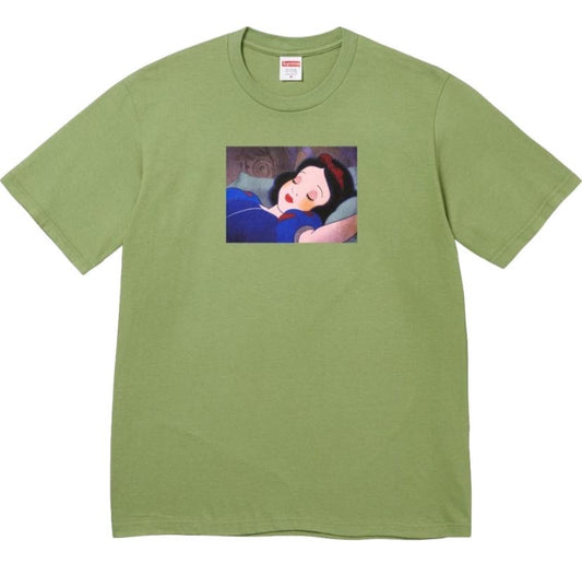 Supreme Snow White Tee Moss Green